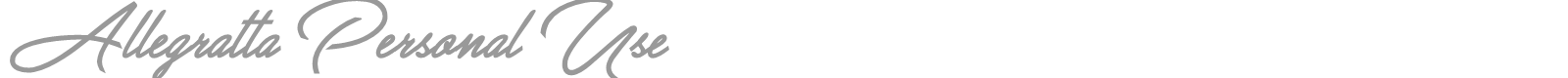 Allegretta font preview